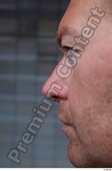 Nose Man White Casual Slim Street photo references